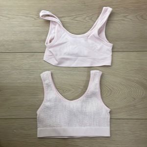 two light pink Dancwear tops (BUNDLE)